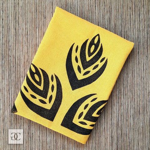 Scandi Yellow Tea Towel